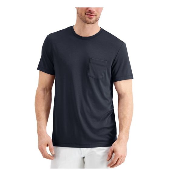 ALFANI Mens Navy Classic Fit Performance Stretch T-Shirt M - Picture 1 of 1